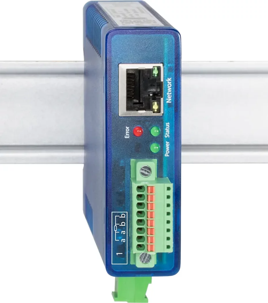 Web-Thermometer 1x Pt100 / Pt1000 mit Anschlussklemme